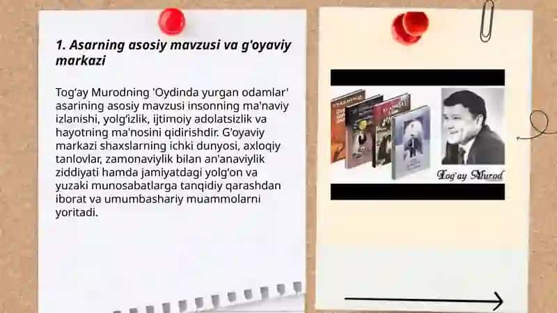 Togʻay Murodning 'Oydinda yurgan odamlar' 3