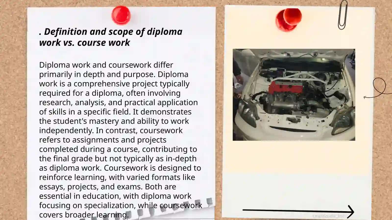 Differences between a diploma work and a course work 3