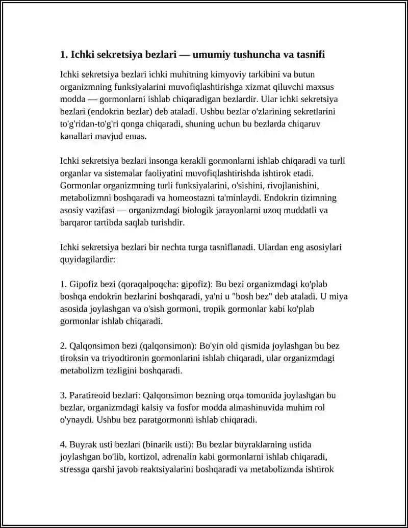 Ichki sekretsiya bezlari 3