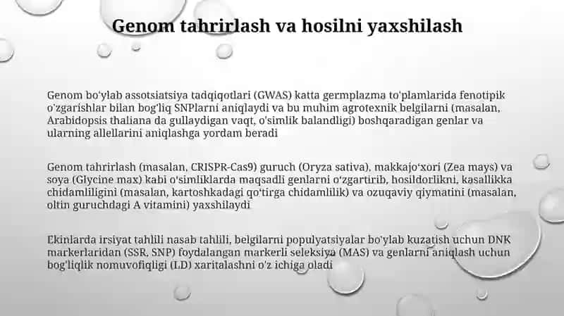 O'simliklarda Mendel irsiyati 3