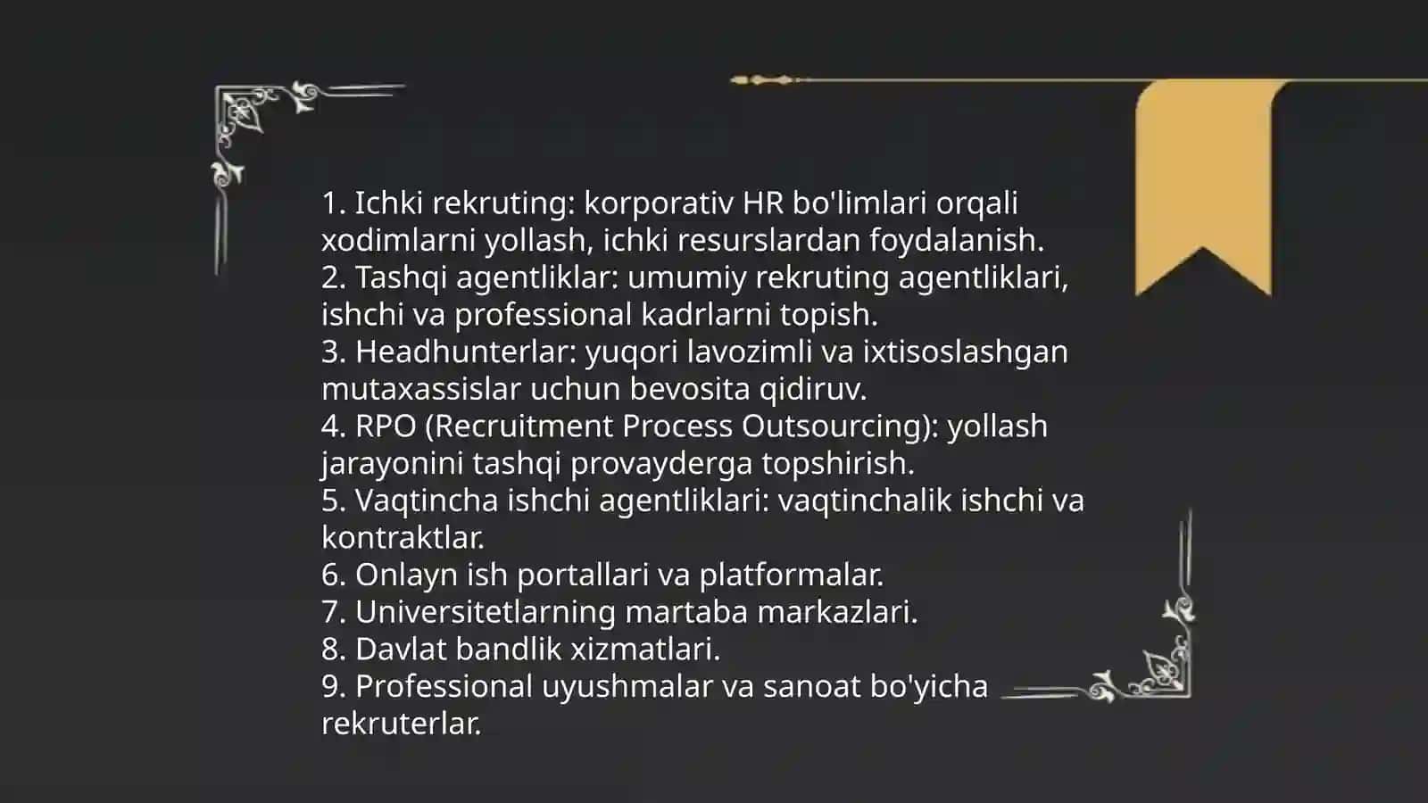 Rekruting tashkilotlari 3