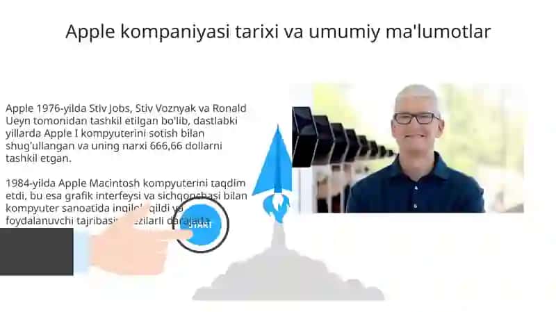 Apple kompaniyasi haqida umumiy ma'lumot 3