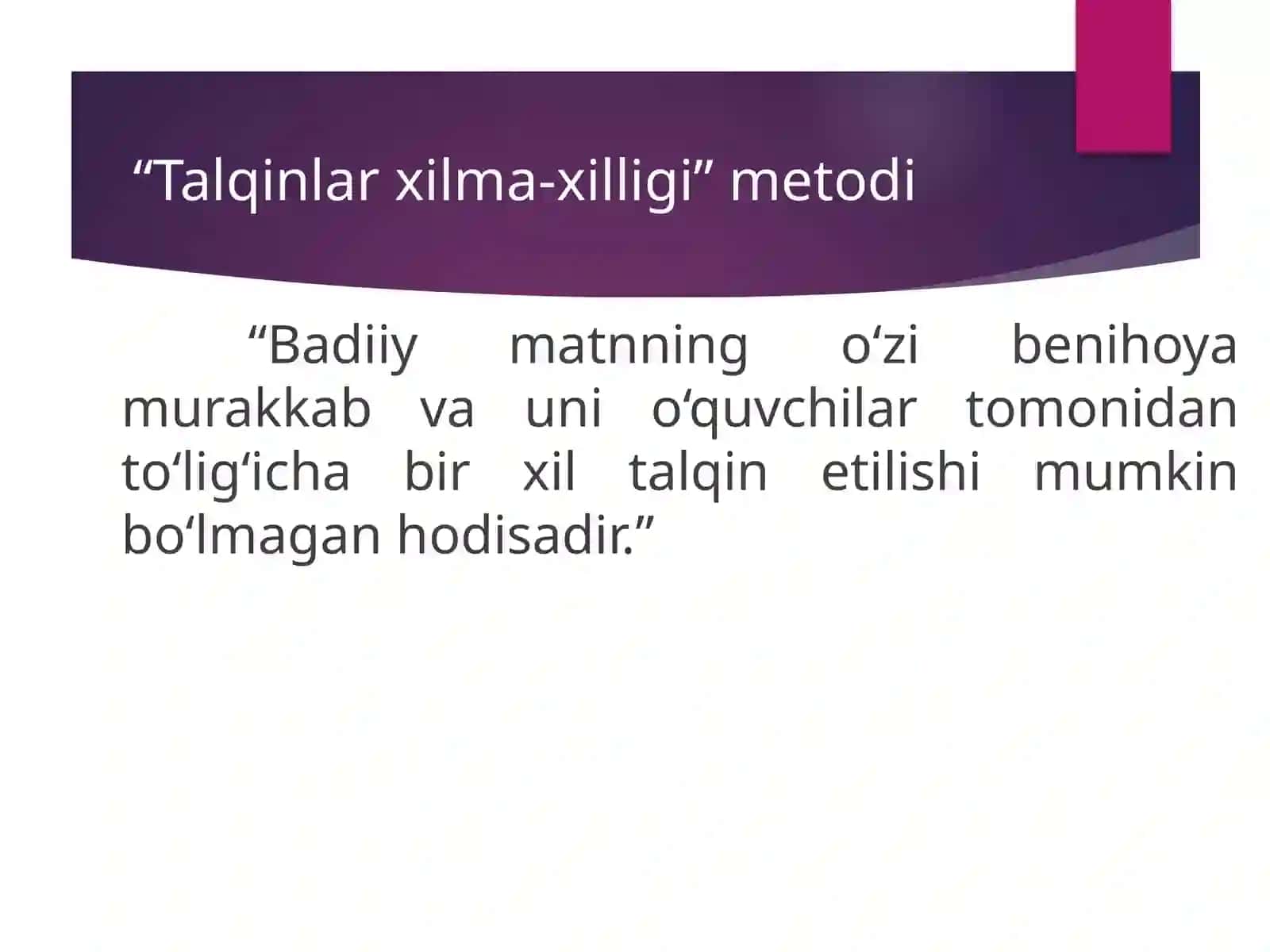 Badiiy matnni lingvopoetik tahlil qilish 3