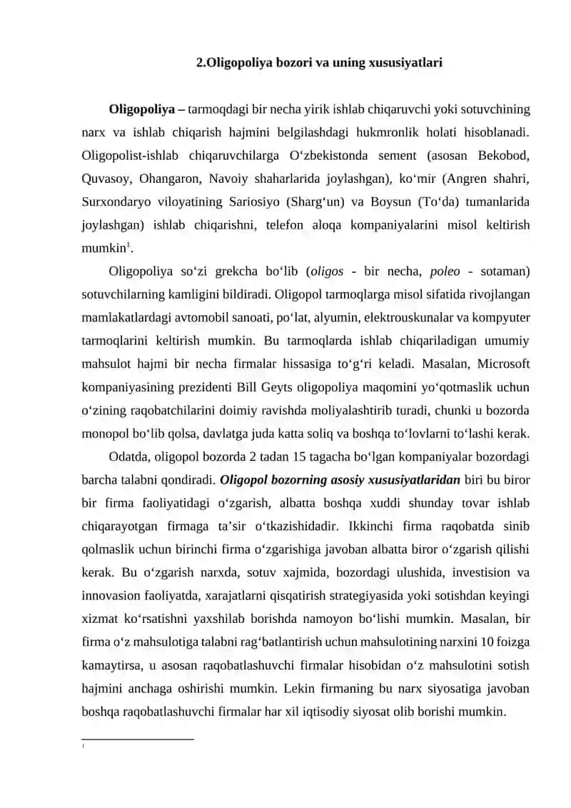 Monopol raqobat bozori 3