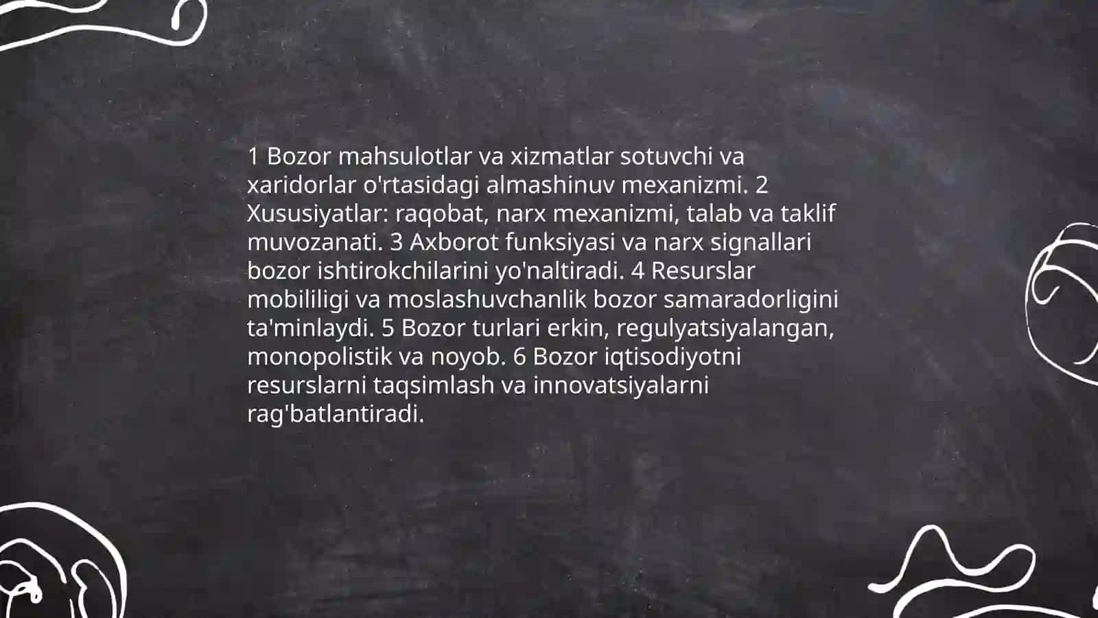 Bozor va uning vazifasi 3