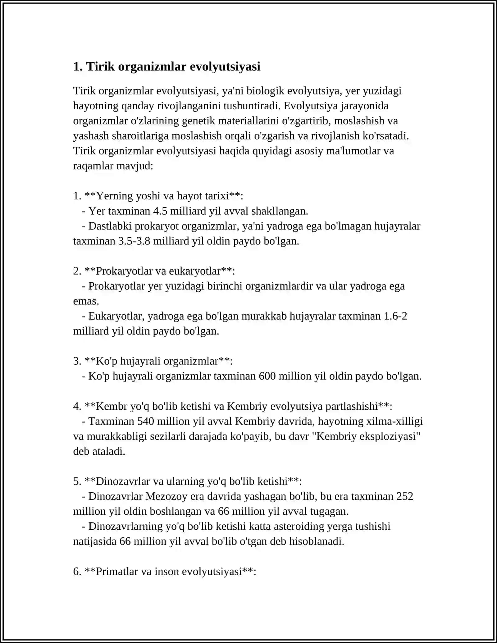 RIVOJLANISH BIOLOGIYASI 3