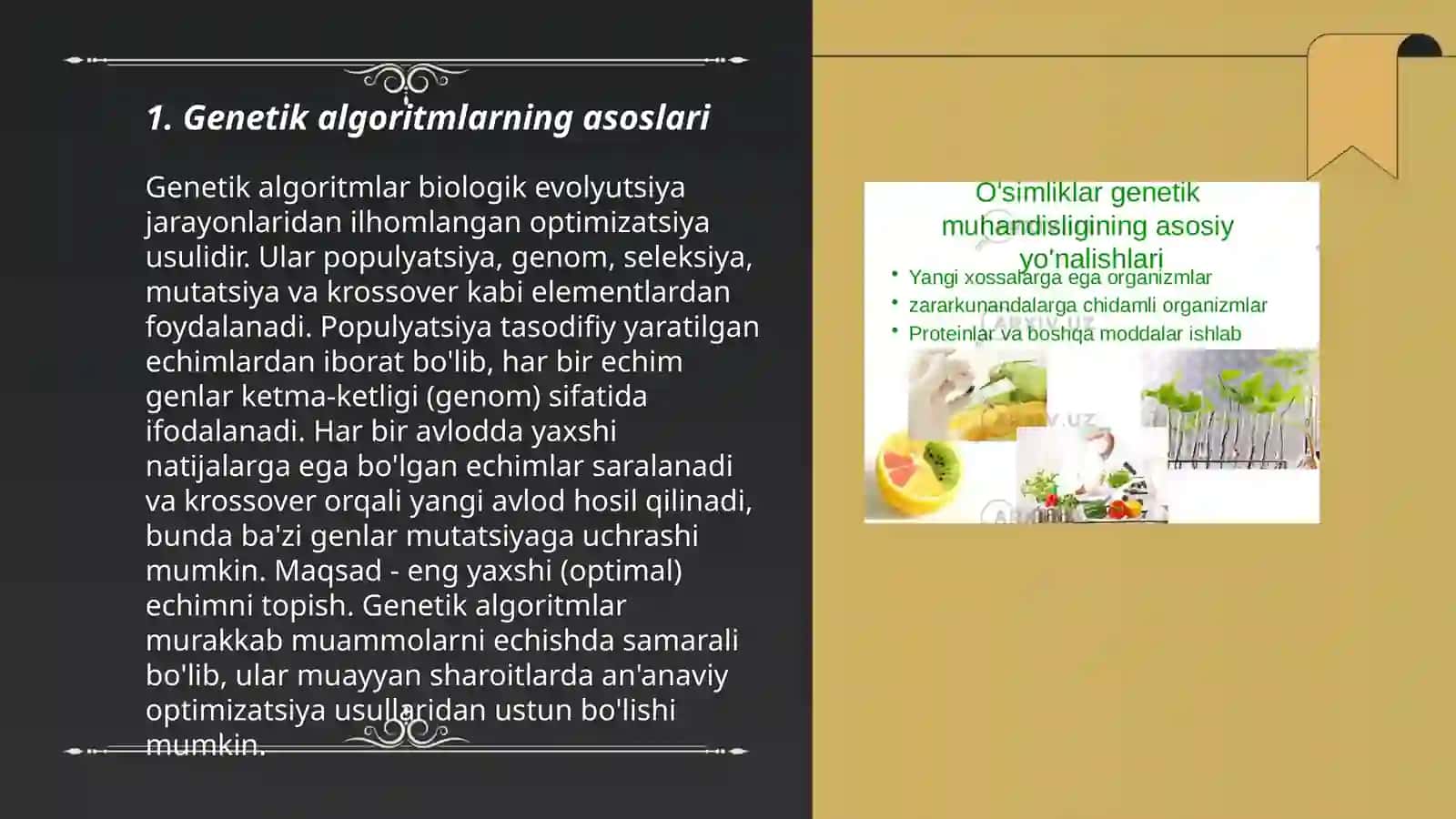 Genetik algoritm va uning bosqichlari 3
