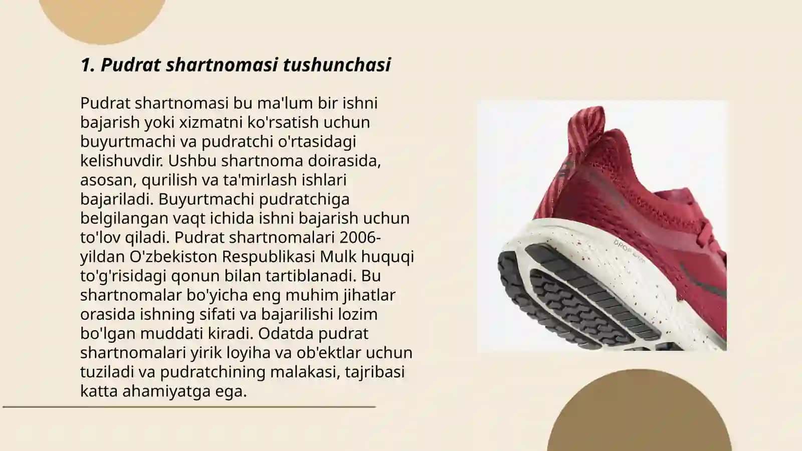 Pudrat shartnomasi va uning turlari 3