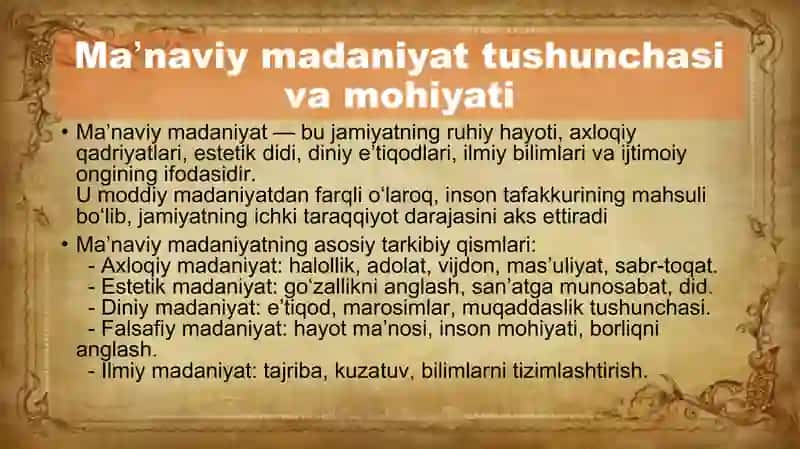 Maʼnaviy madaniyat ibtidoiy diniy eʼtiqodlar 3
