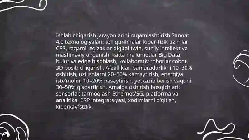 Ishlab chiqarish samaradorligini oshirish omillari va yoʻnalishlari 3