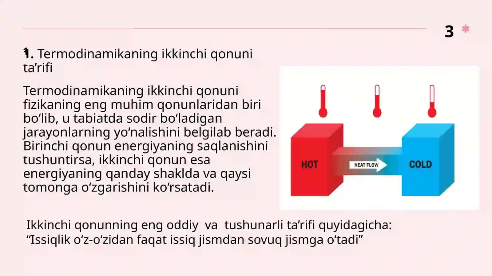 entropiyaning o'sish prinsipi 3