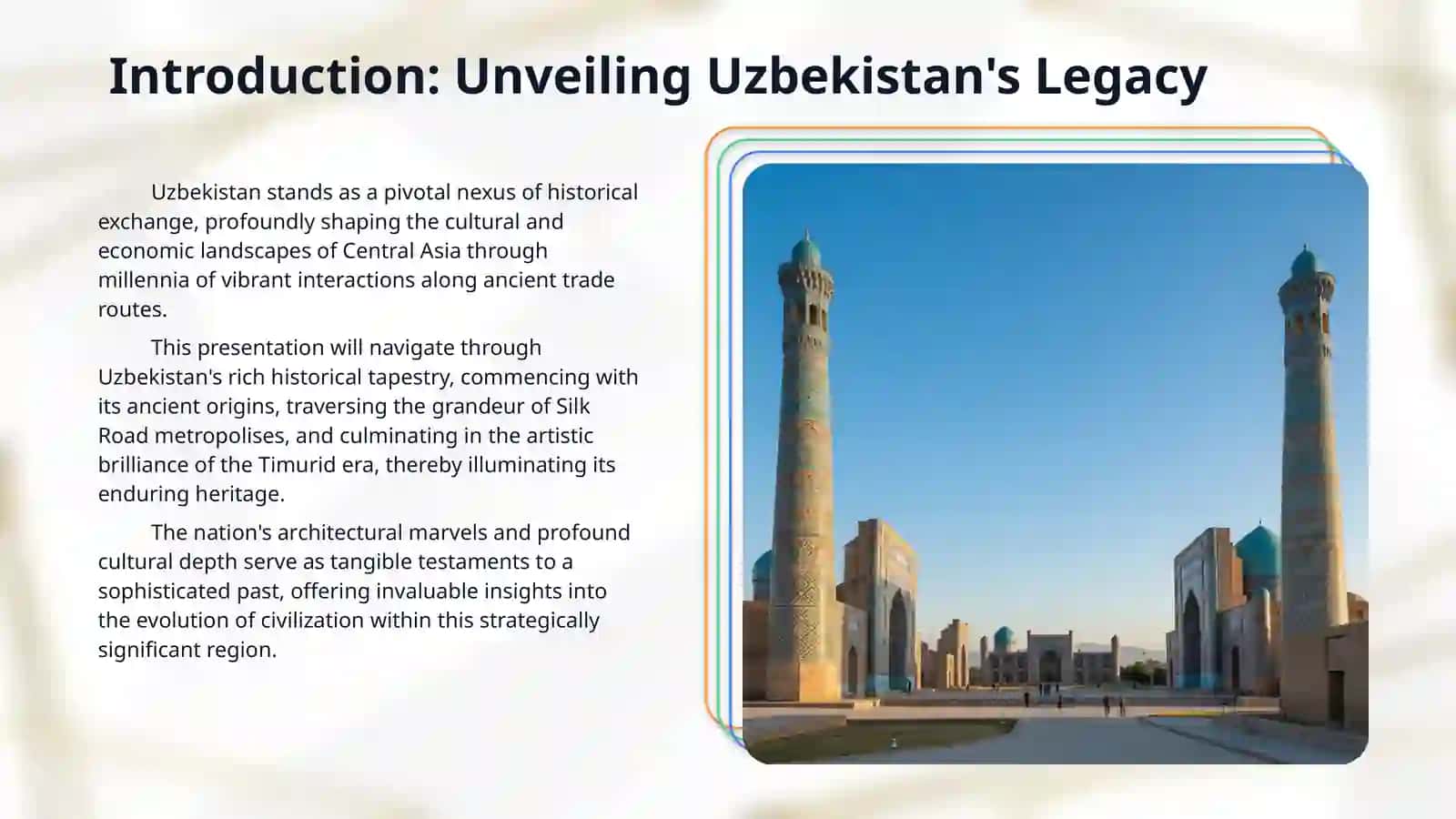 Historical places of uzbekistan 3