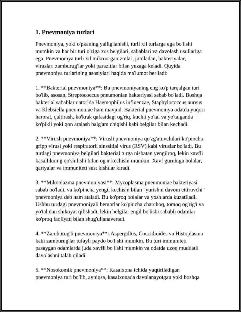 PNEVMOKONIOZLAR. PNEVMOPATIYALAR 3