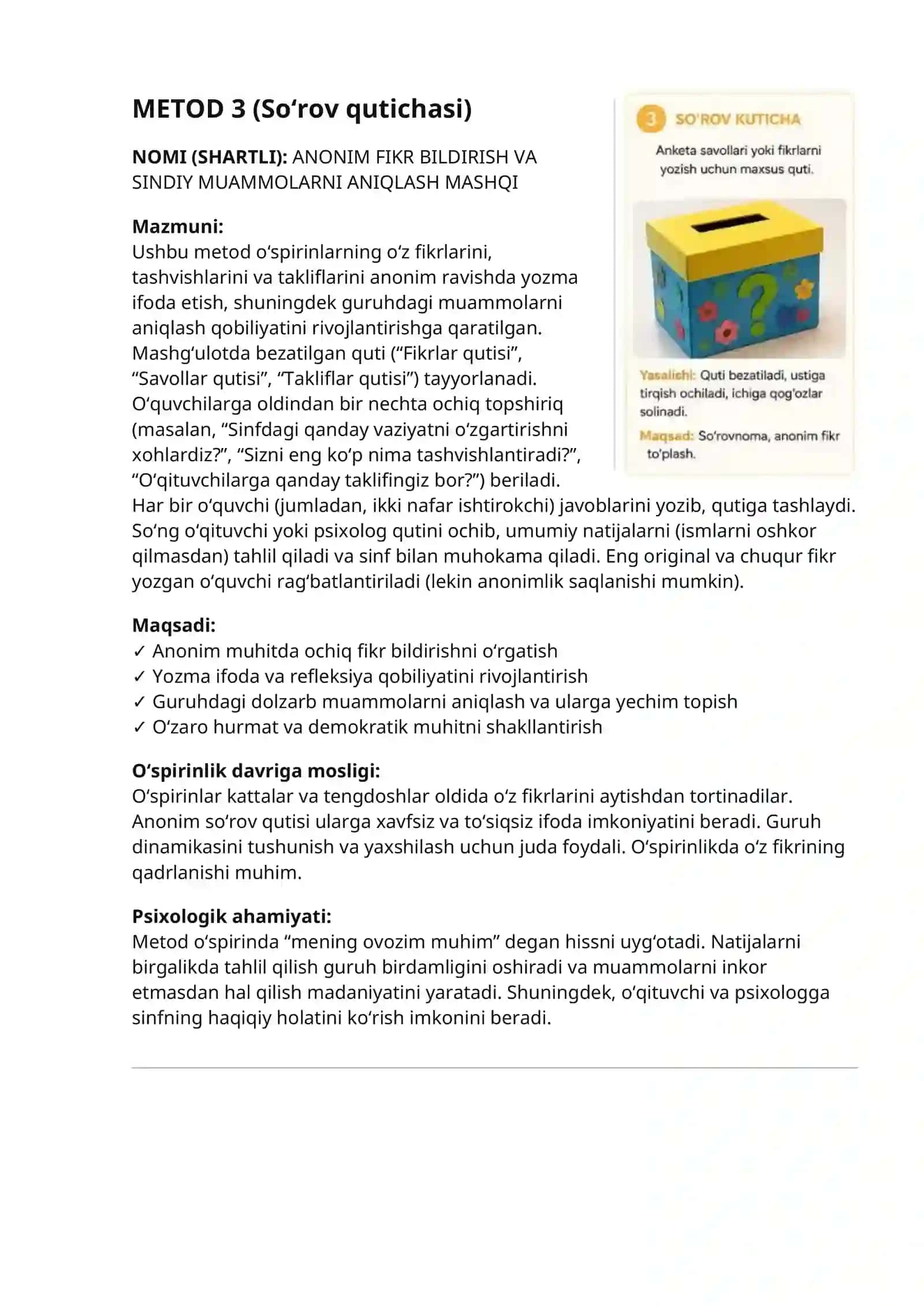 Pedagogika. Boshlang'ich sinflar uchun 10 ta metod 3
