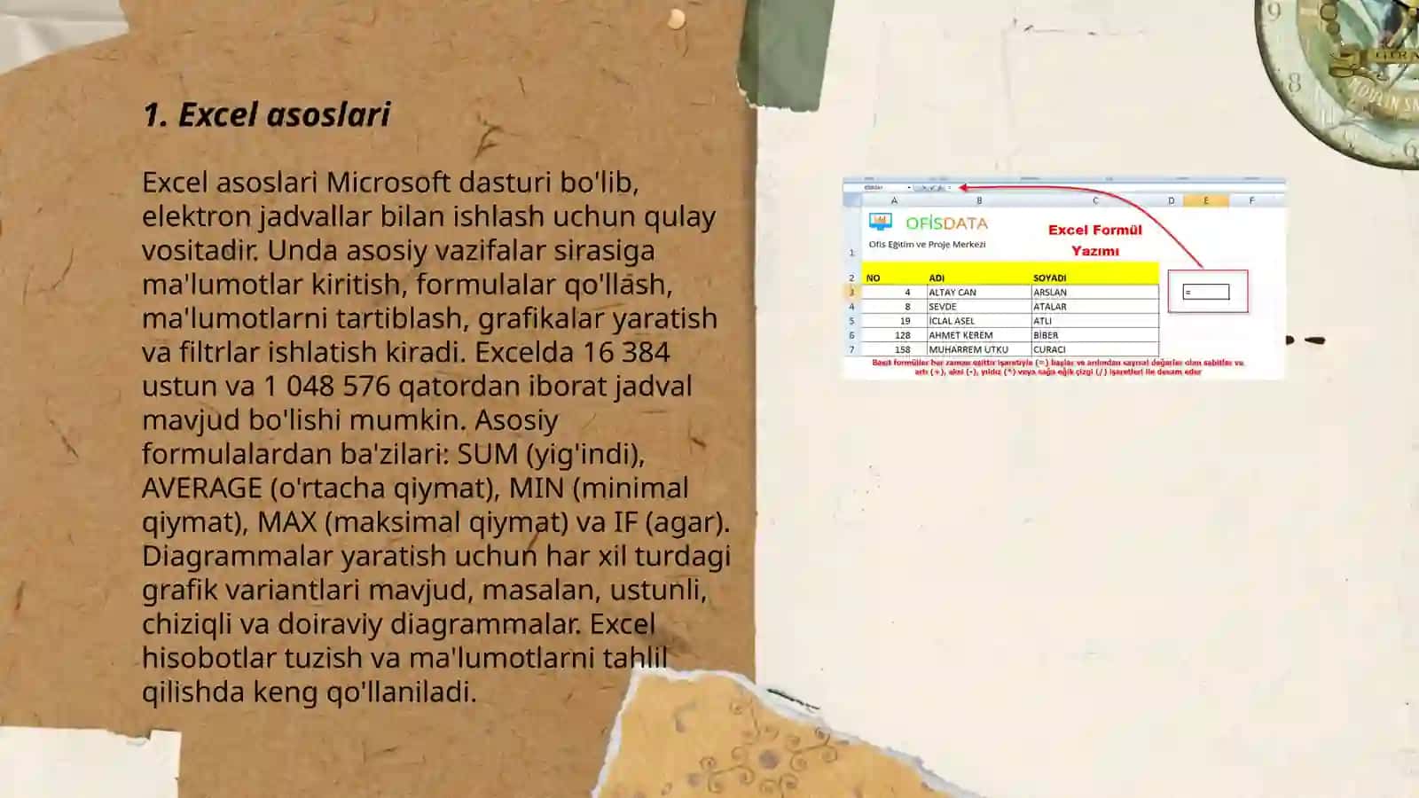 Excel va uning turlari 3