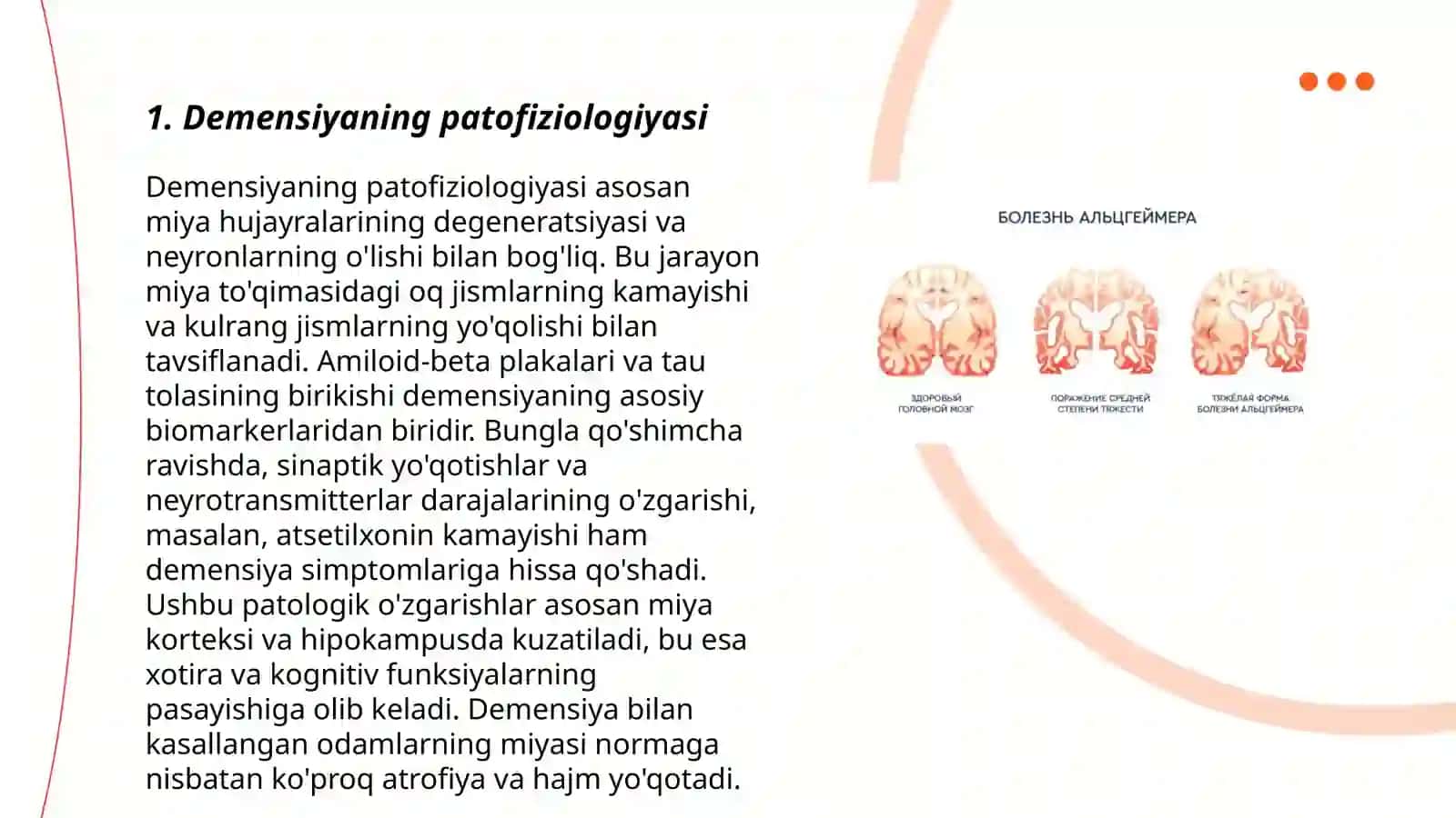 Demensiyaning Biologik Xossasi 3