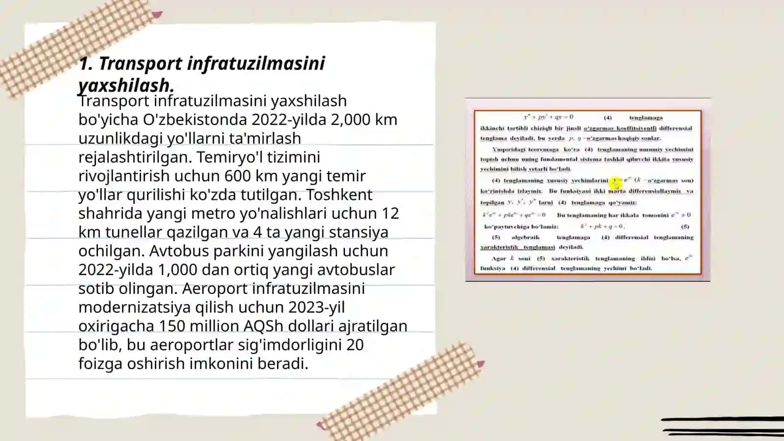 Transport infratuzilmasini yaxshilash 3