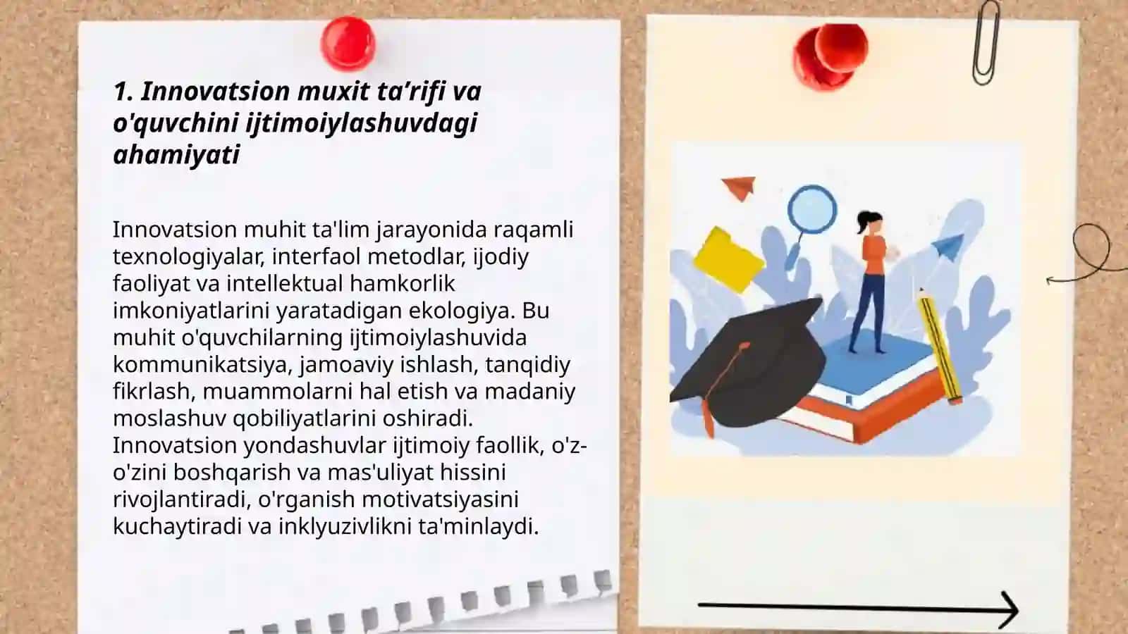 O'quvchini ijtimoiylashuvida innovatsion muxitning roli 3