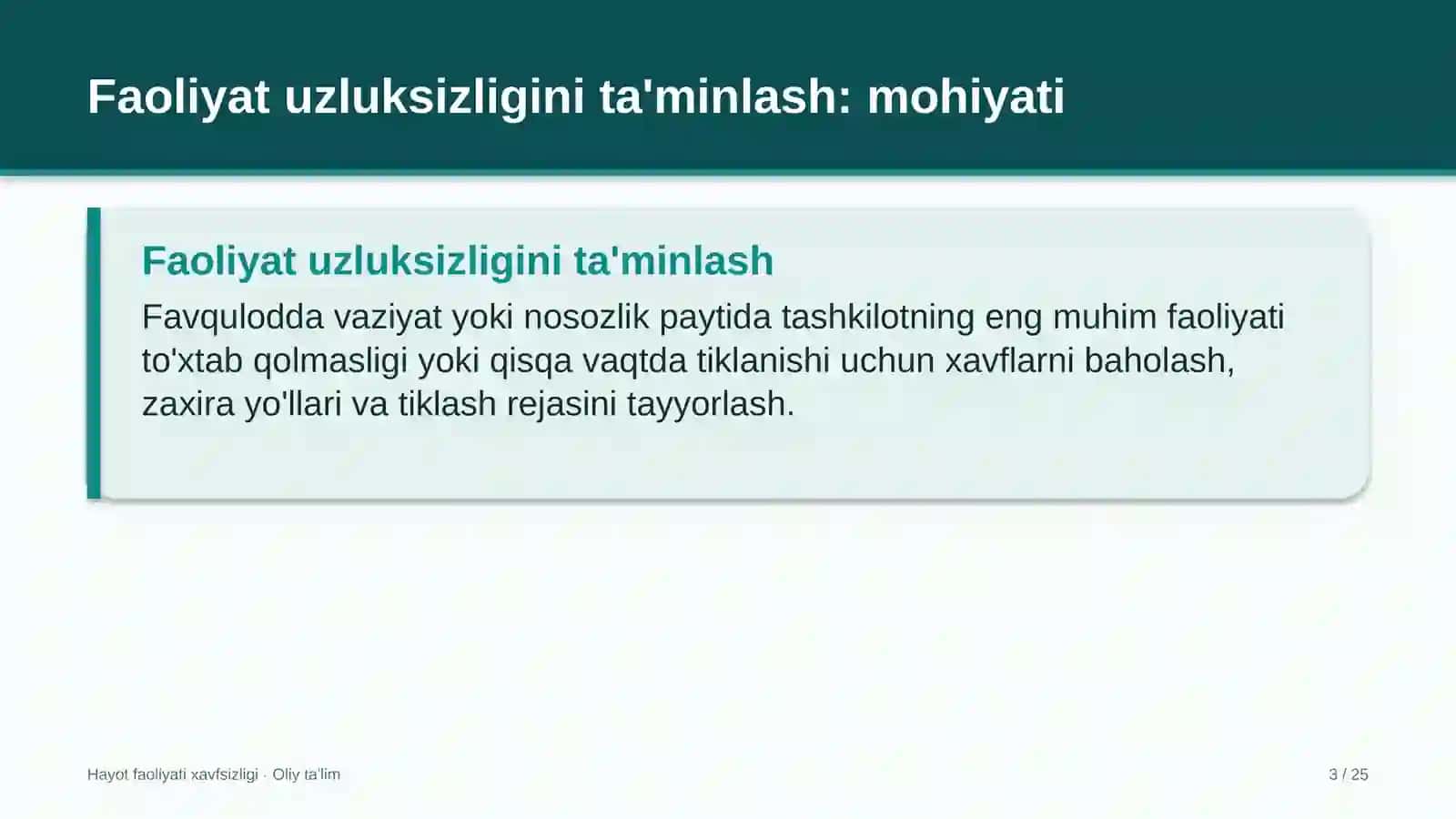 Zargarlik do'konlarida faoliyat uzluksizligini ta'minlash 3