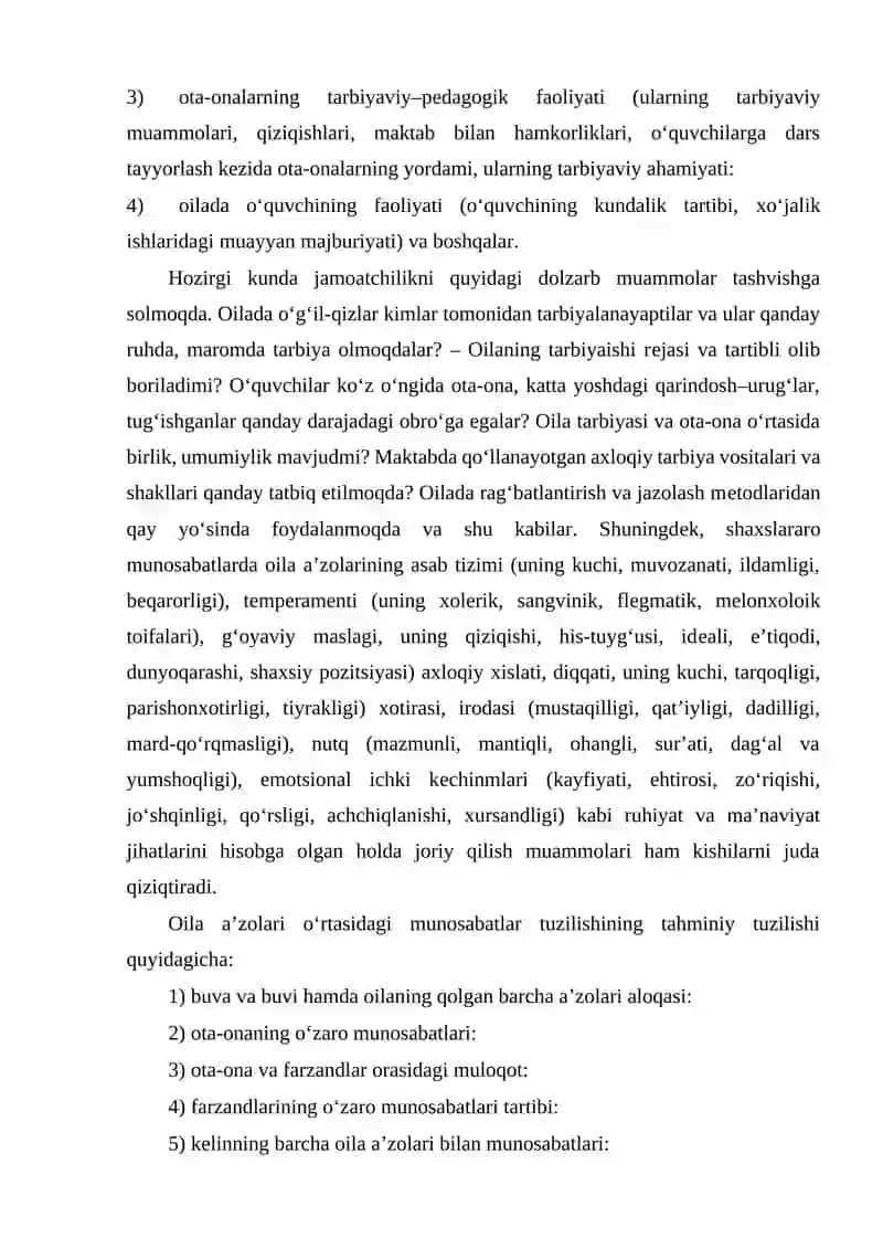 Oilaviy munosabatlar psixologiyasi 3