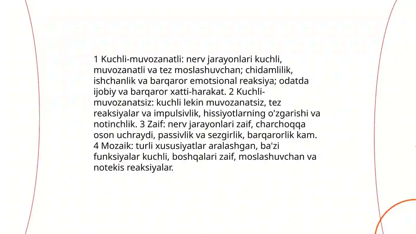 Pavlov Krechmer shaxs tiplari 3