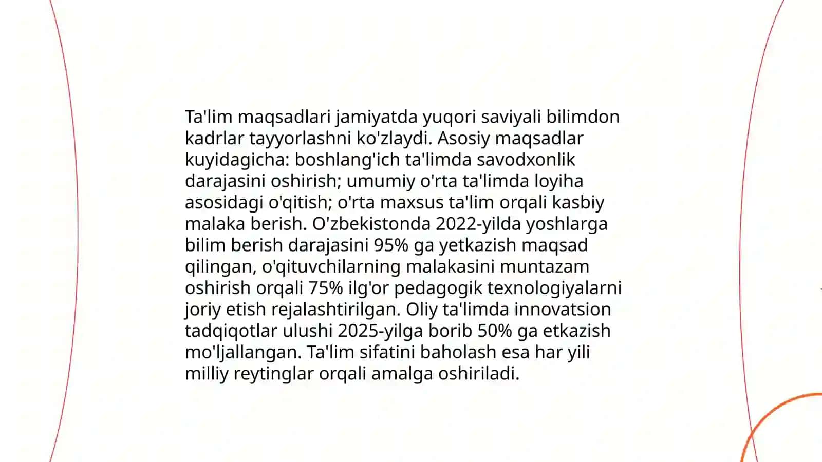 Ta'lim mazmuni 3