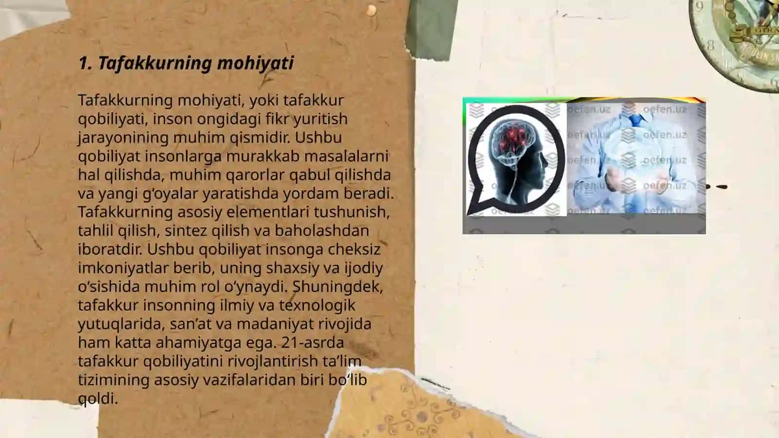 Tafakkur operatsiyalari 3