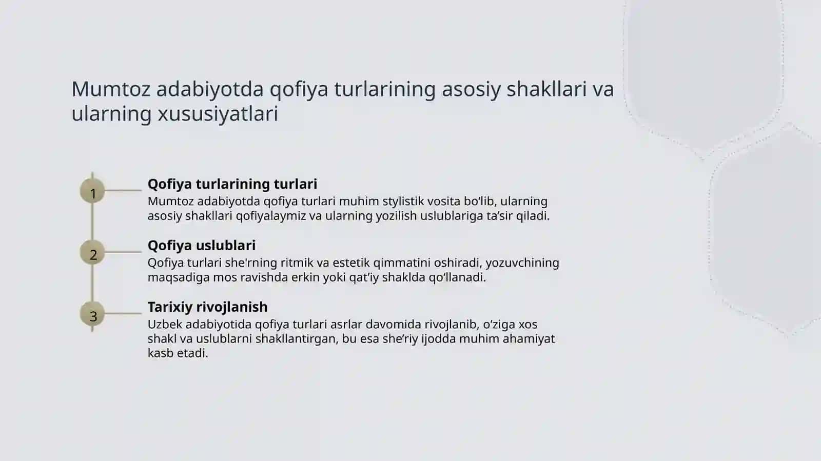 Mumtoz adabiyotda qofiya turlariga namunalar topish 3