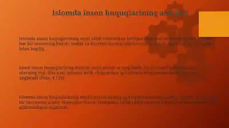 Islomda inson huquqlari himoyasi 3