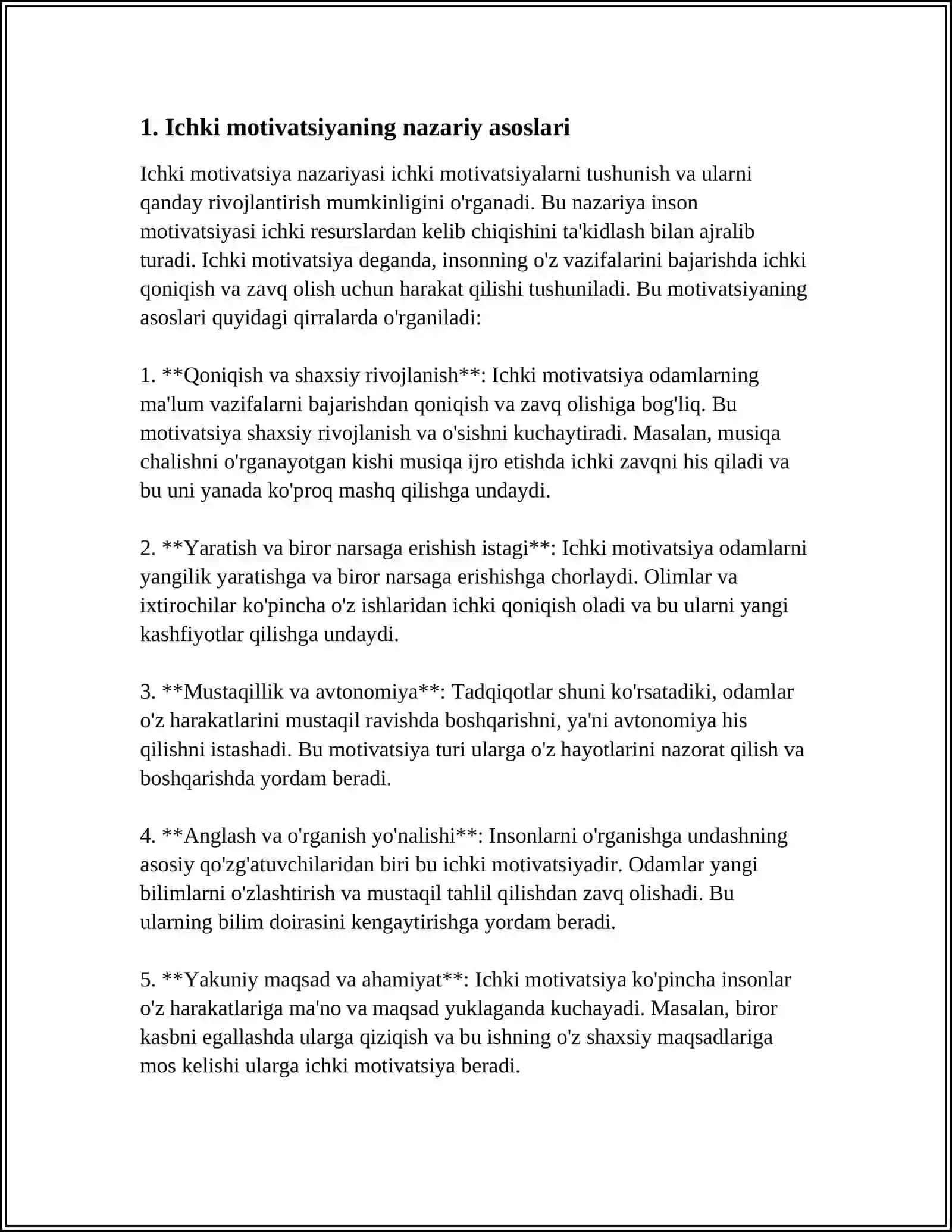 ICHKI TASHKILIY MOTIVATSIYALAR 3