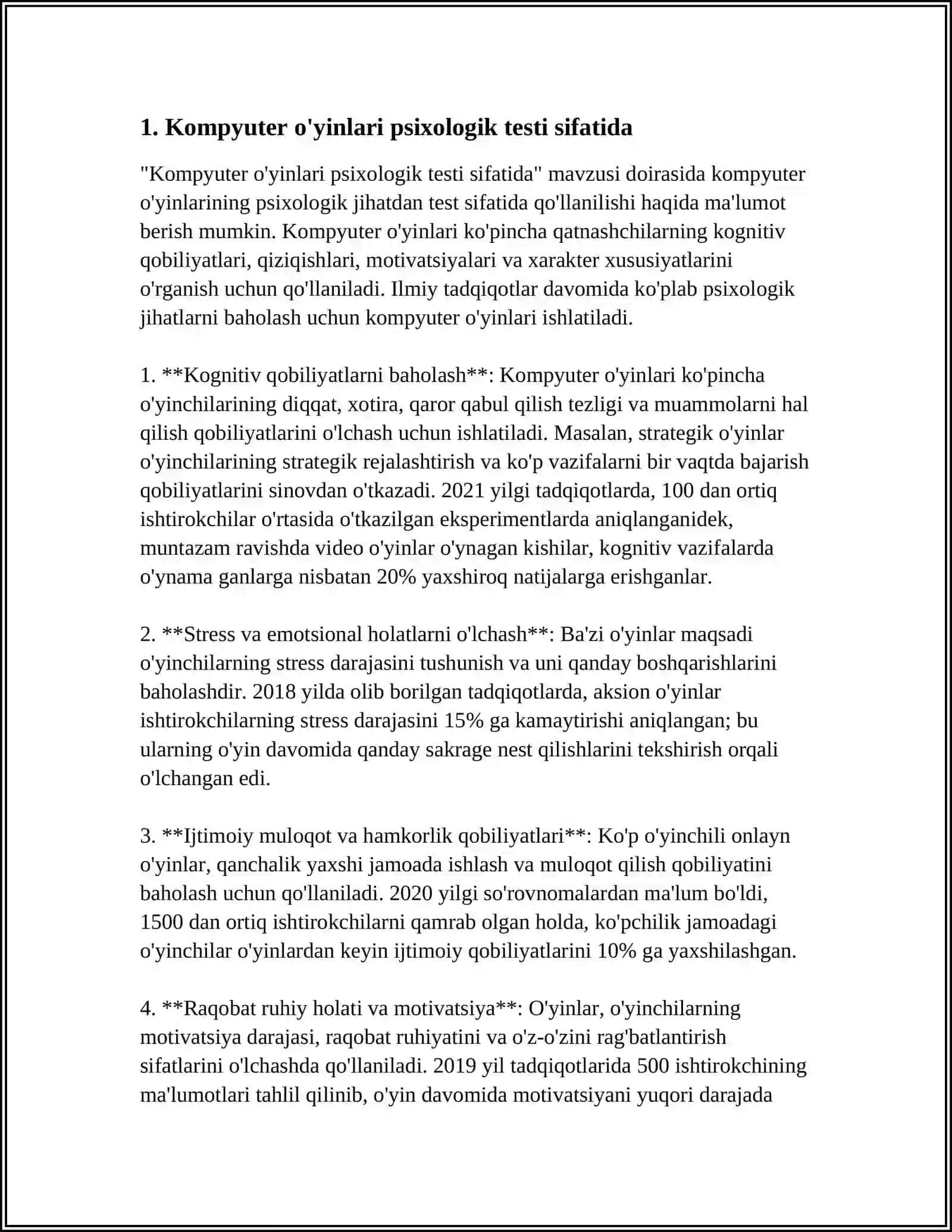 PSIXODIAGNOSTIKADA KOMPYUTER OʻYINLARI 3