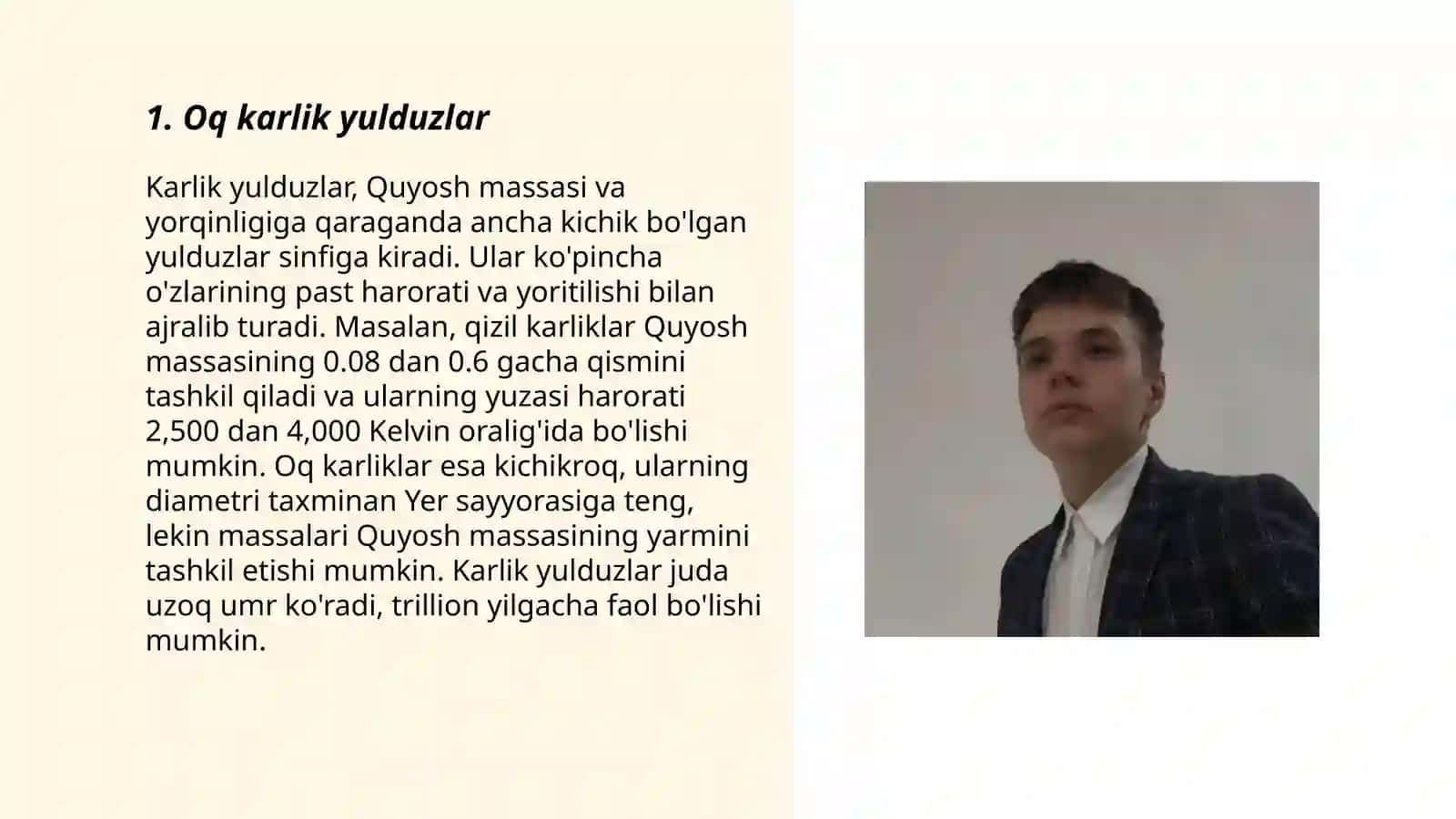 Oq karliklar 3