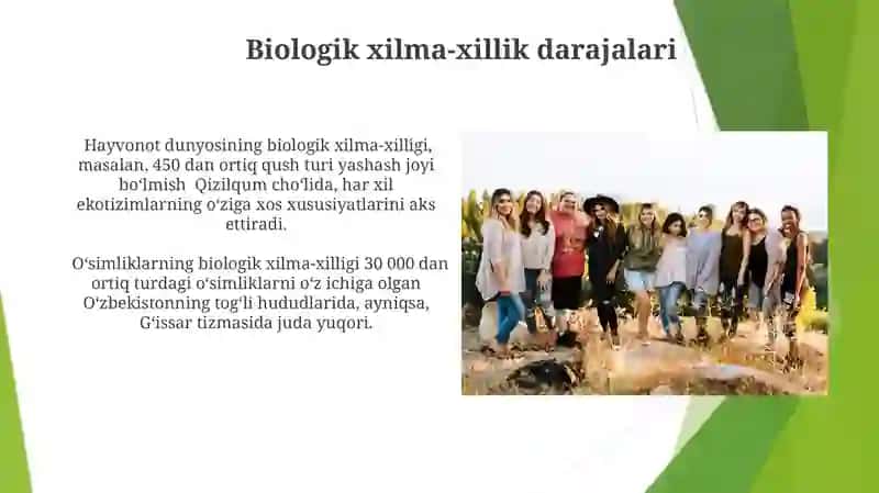 Bioxilma-xillik Darajalari 3