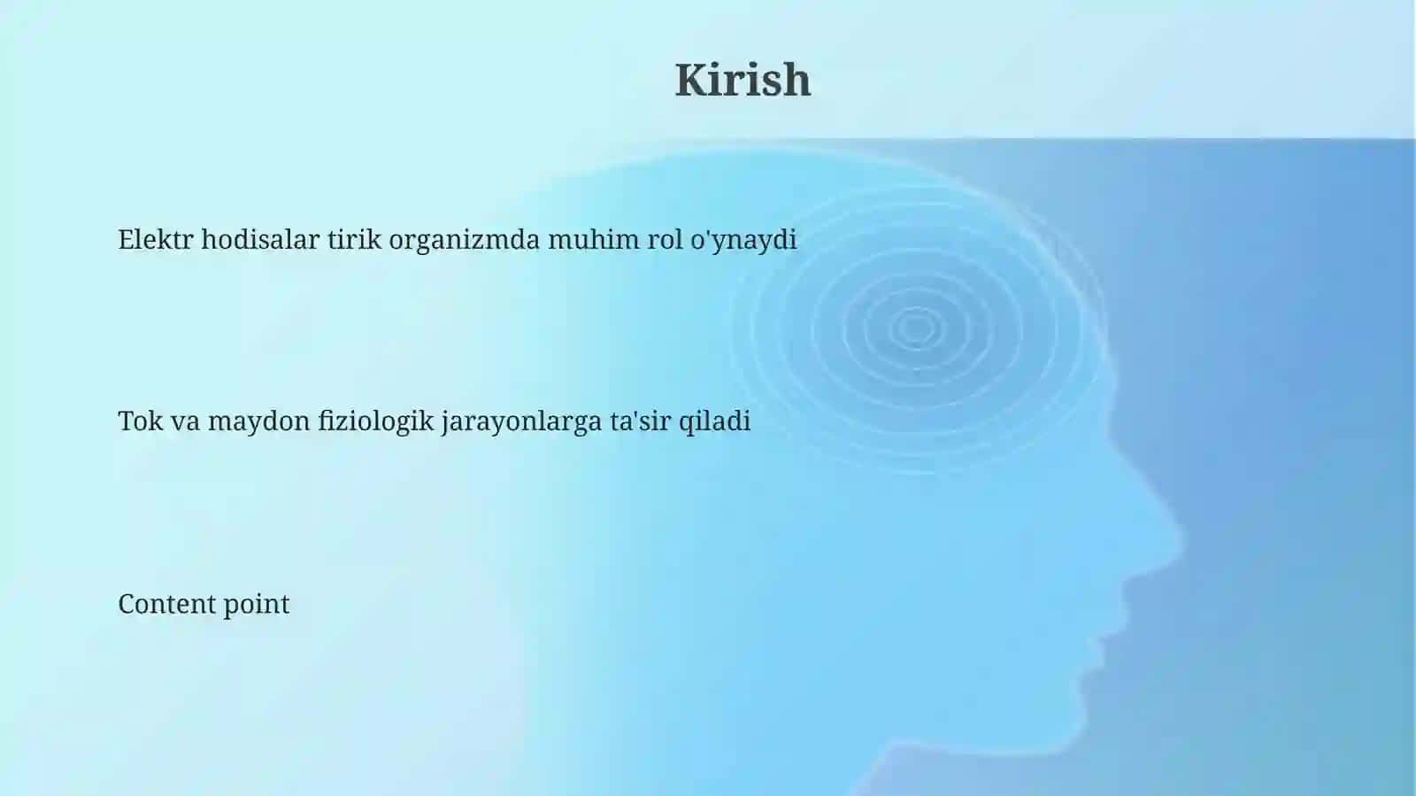 Biologik to'qimalar xossalari 3