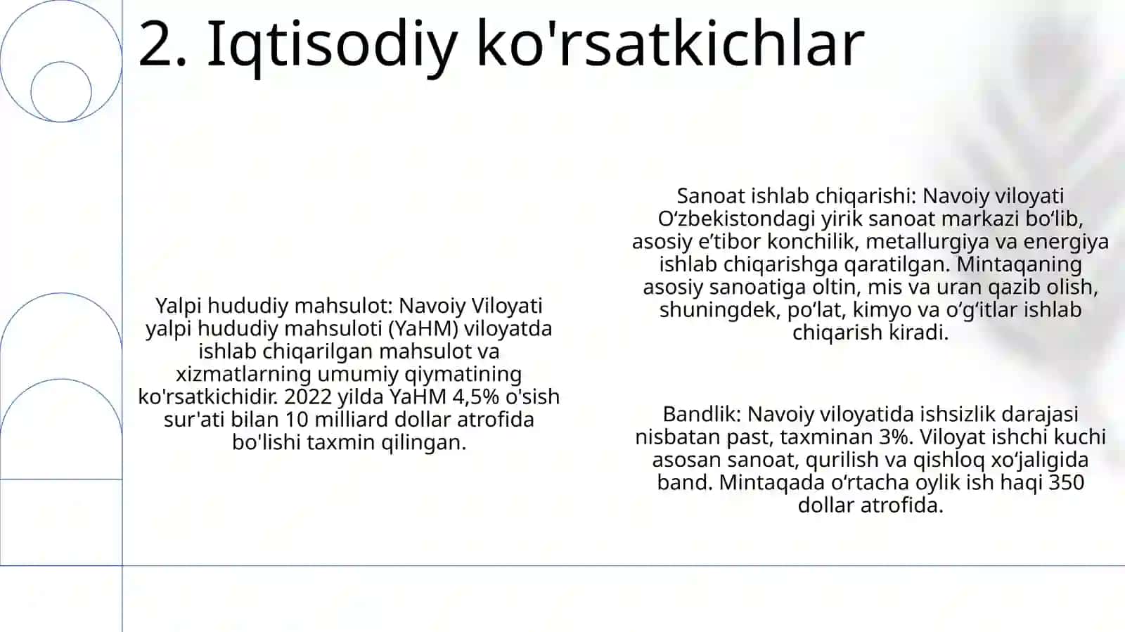 Navoiy Viloyati Statistikasi 3