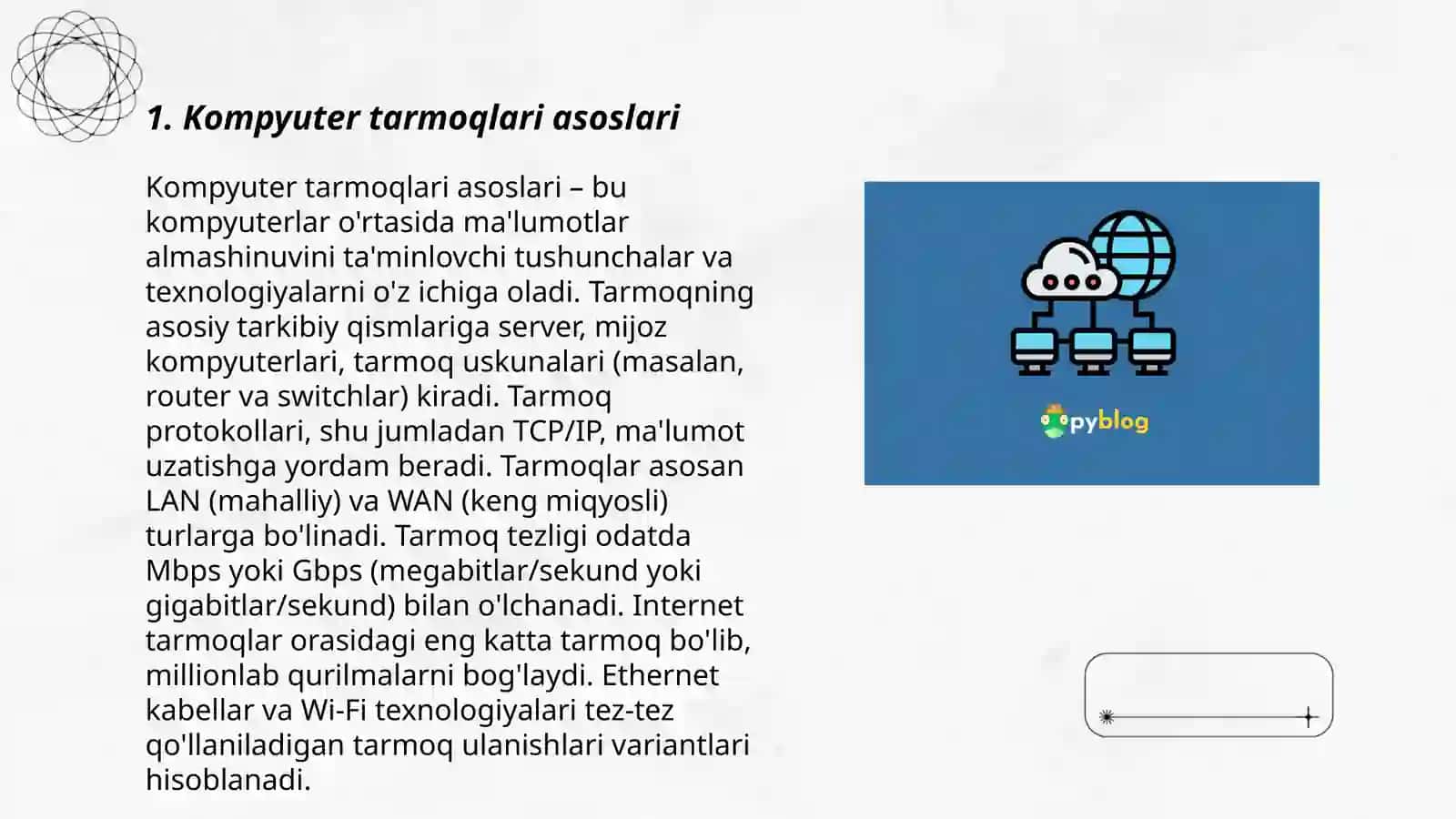 Kompyuter tarmoqlari asoslari 3