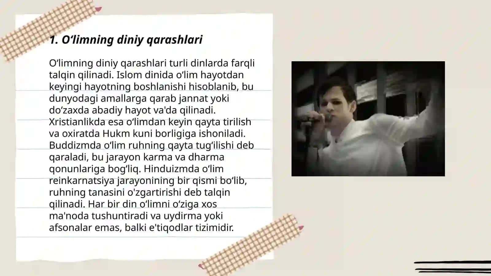 Oʻlim haqida tushunchalar 3