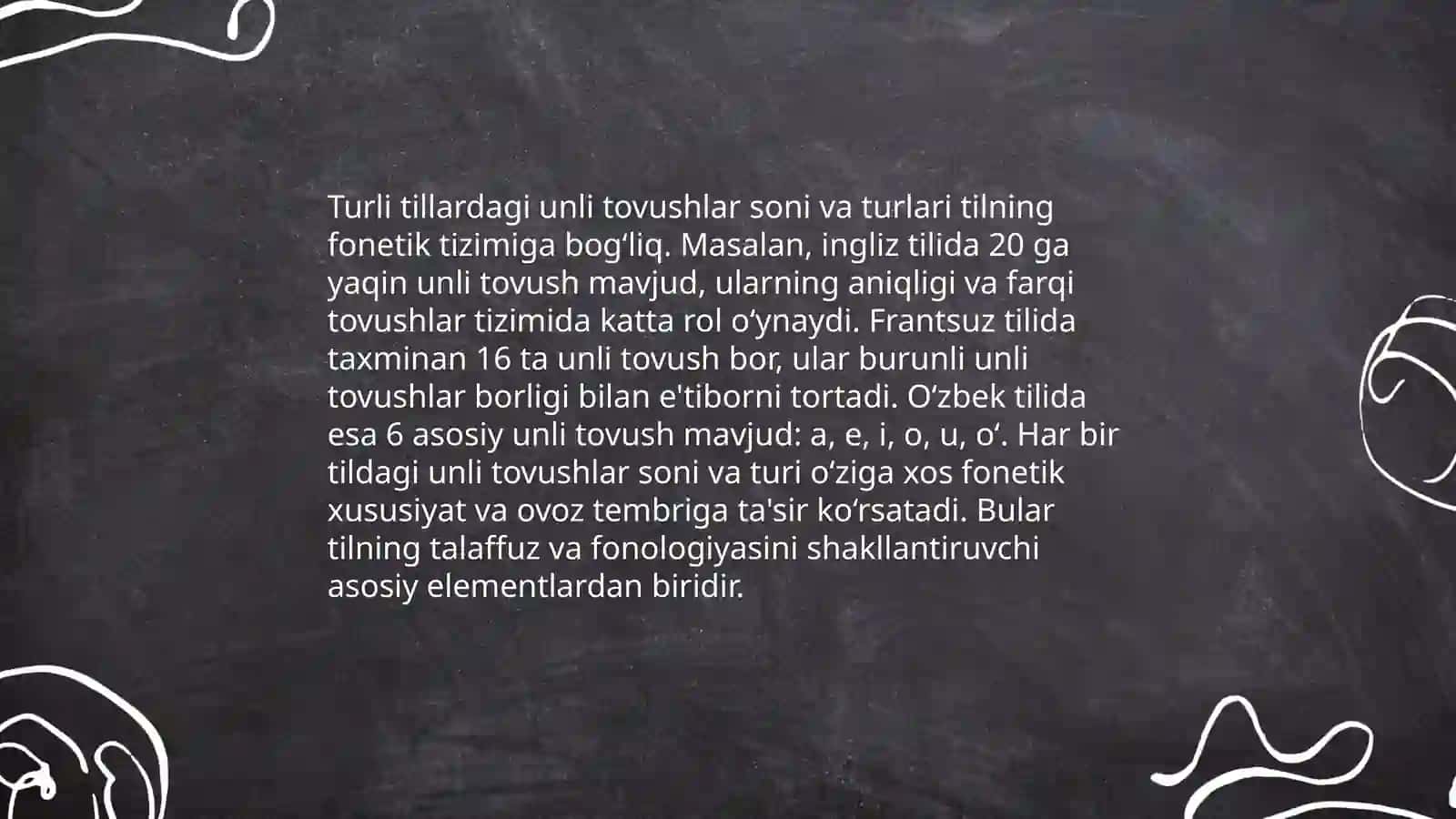 Turli tillardagi fanetik hodisalar 3