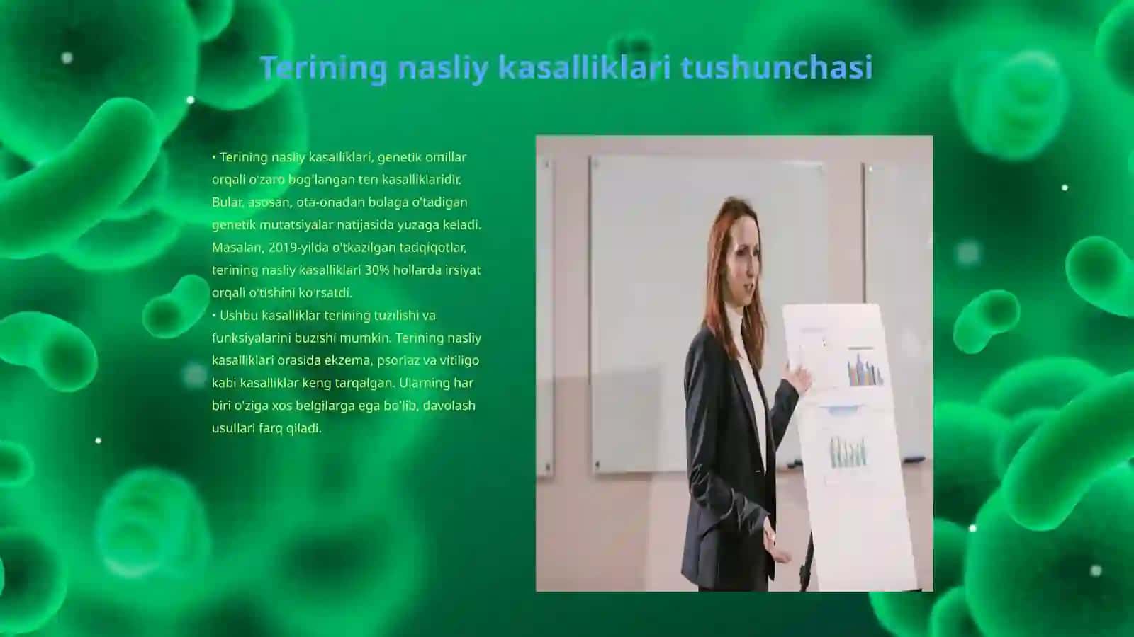 Terining nasliy kasalliklari. Dermatozlar 3