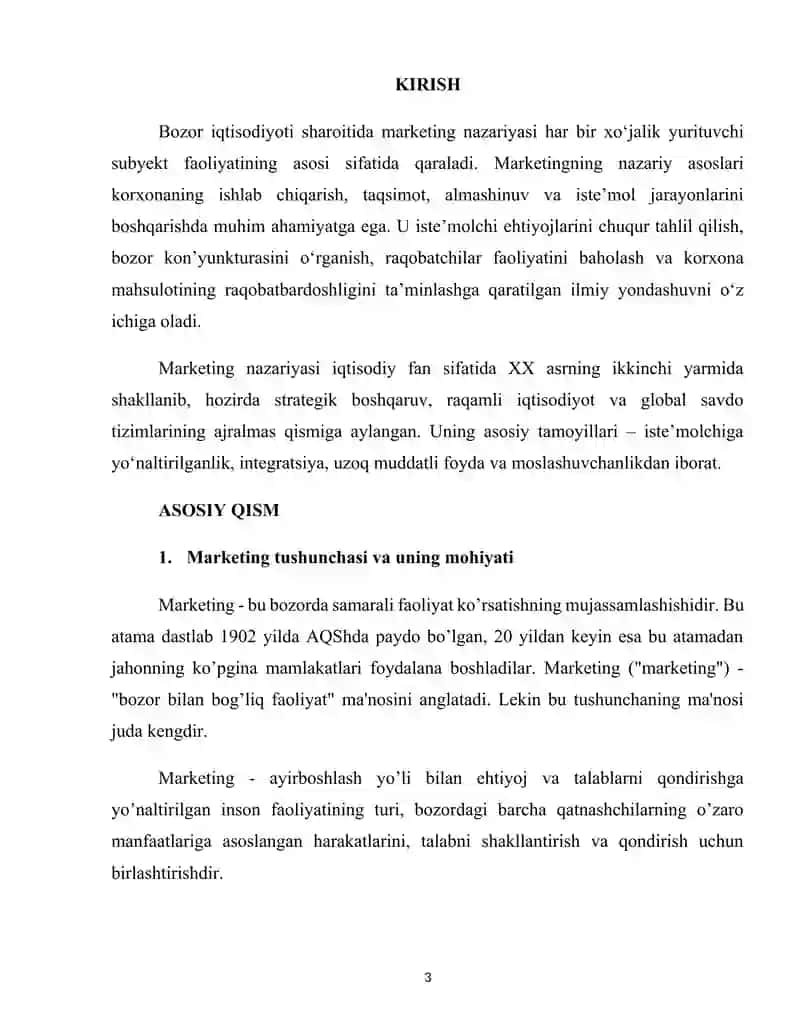 MARKETINGNING NAZARIY ASOSLARI 3