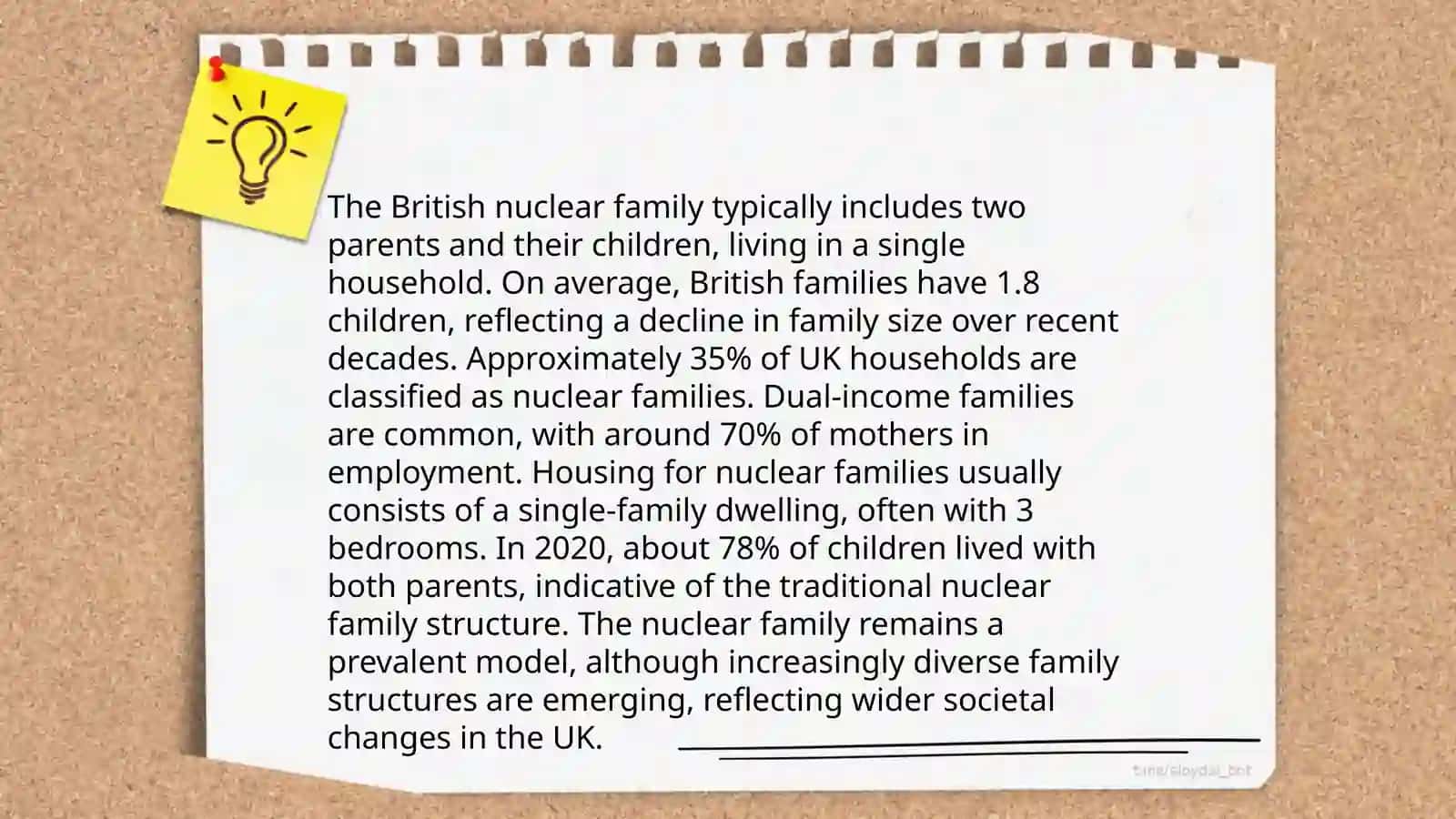 Structure of British Nuclear Family 3