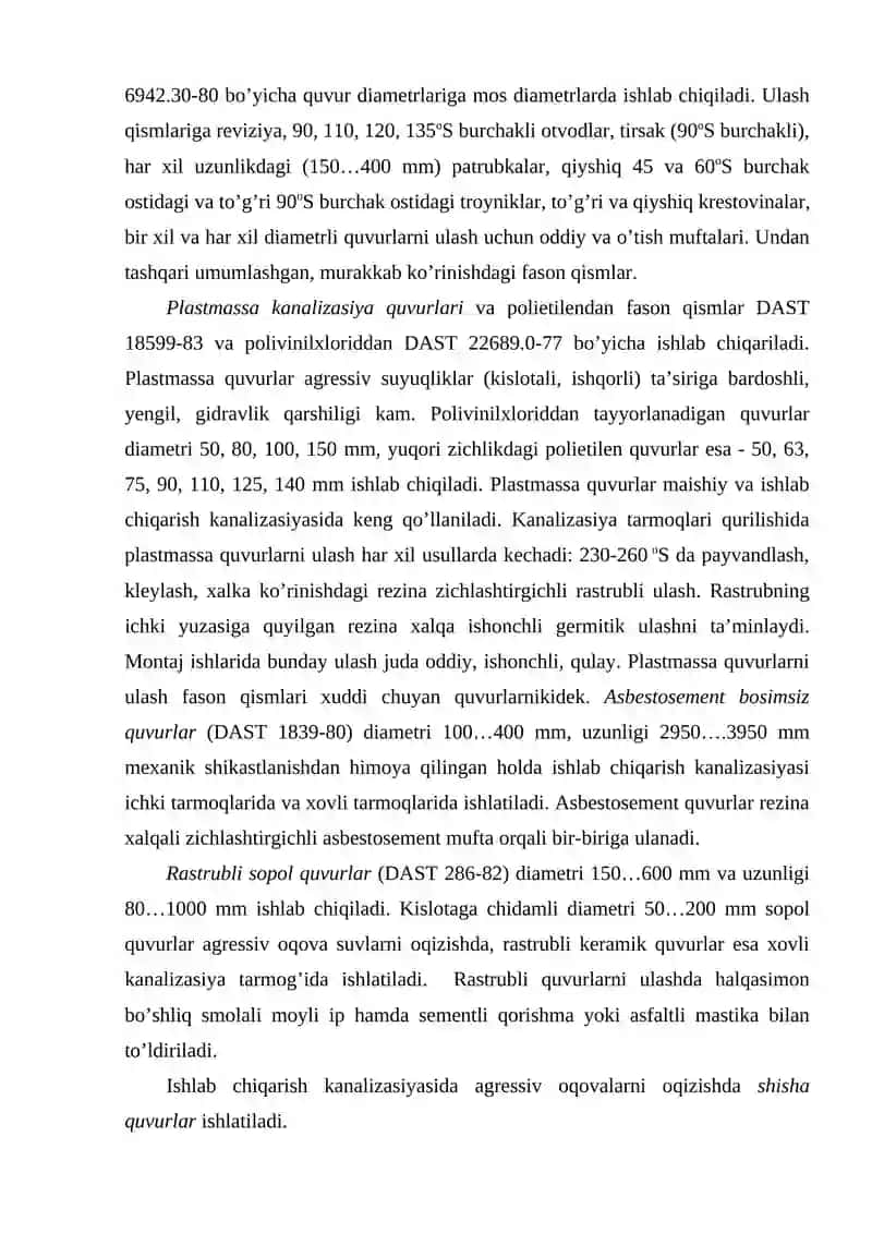 Binolarning kanalizasiya tarmoqlari 3
