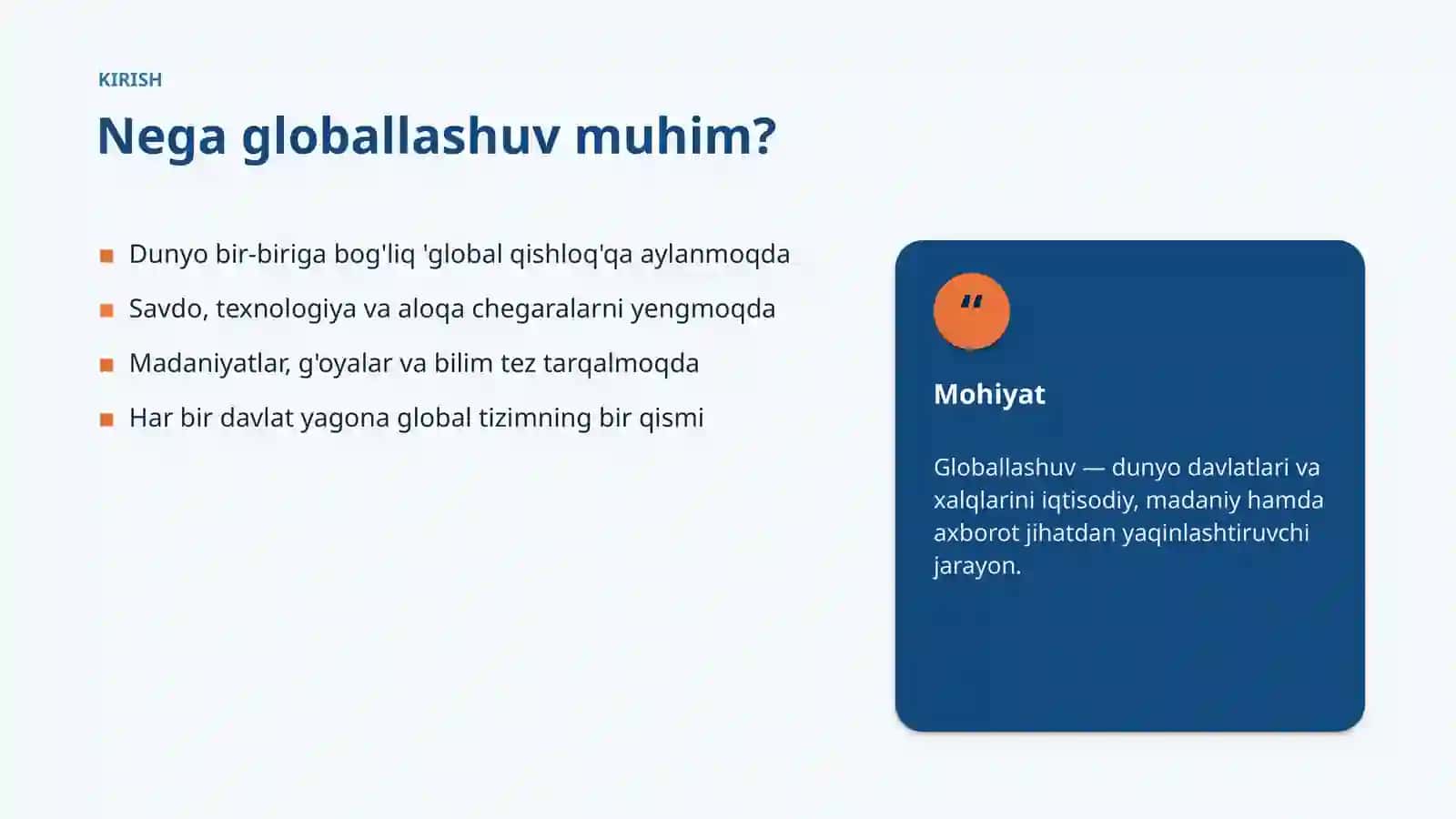 Globallashuv 3