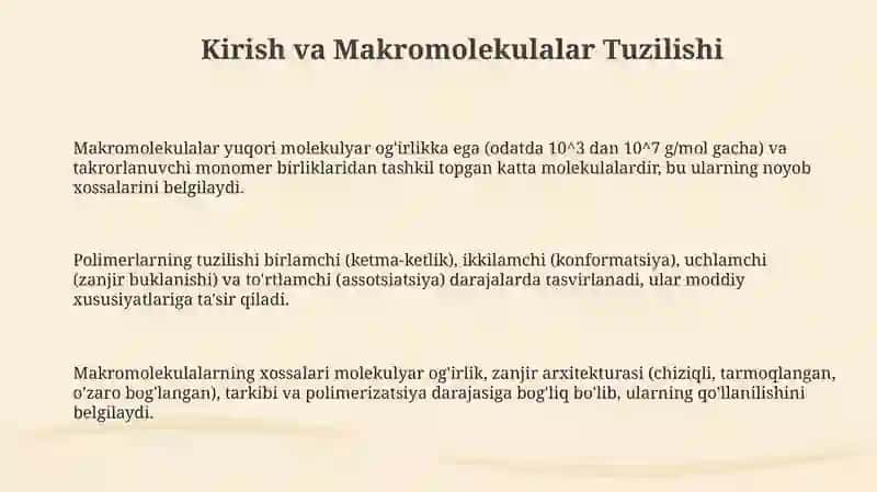 Makromolekulalar kinetikasi 3