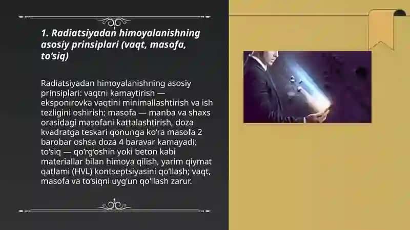 Radiatsiyadan himoyalanish 3