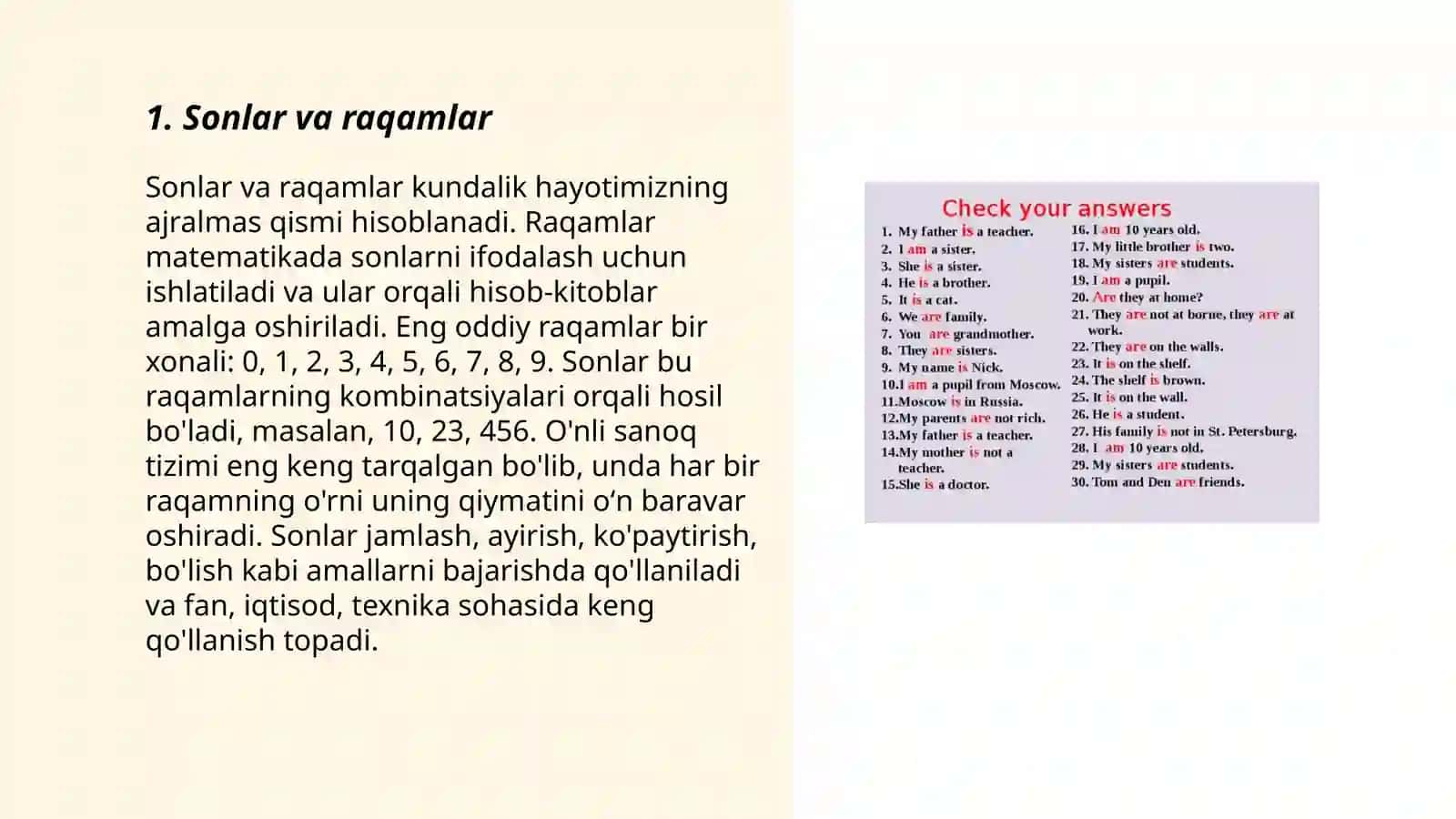 Boshlang'ich sinfda asosiy miqdorlarni o'rgatish kompetesiyaviy yondashuv 3