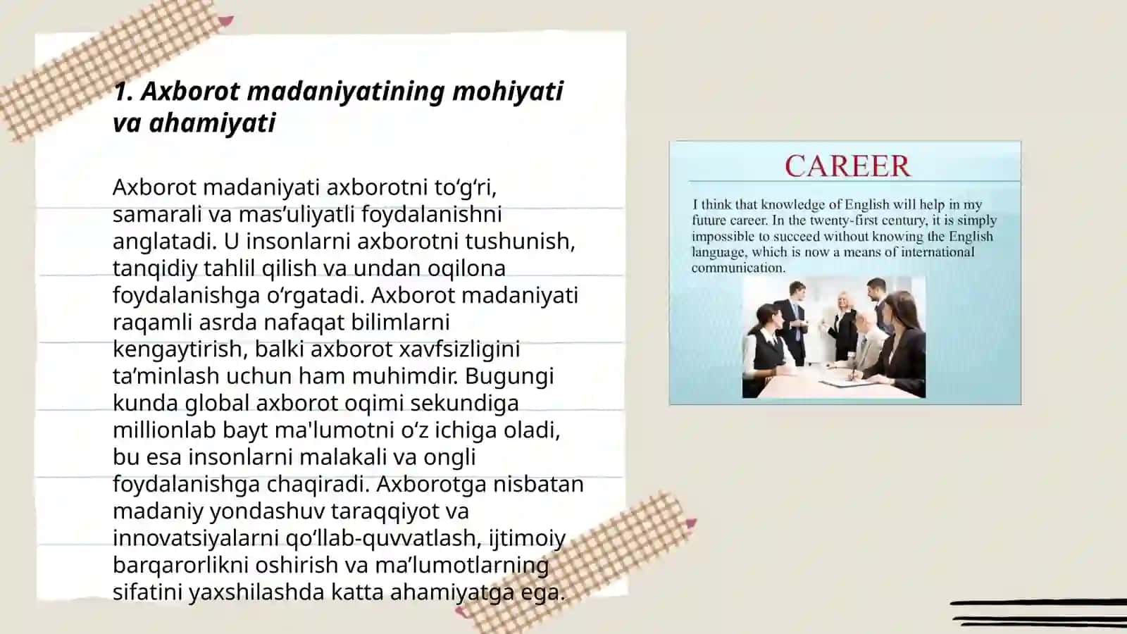 Oʻqituvchilarda axborot madaniyatini shakllantirish 3