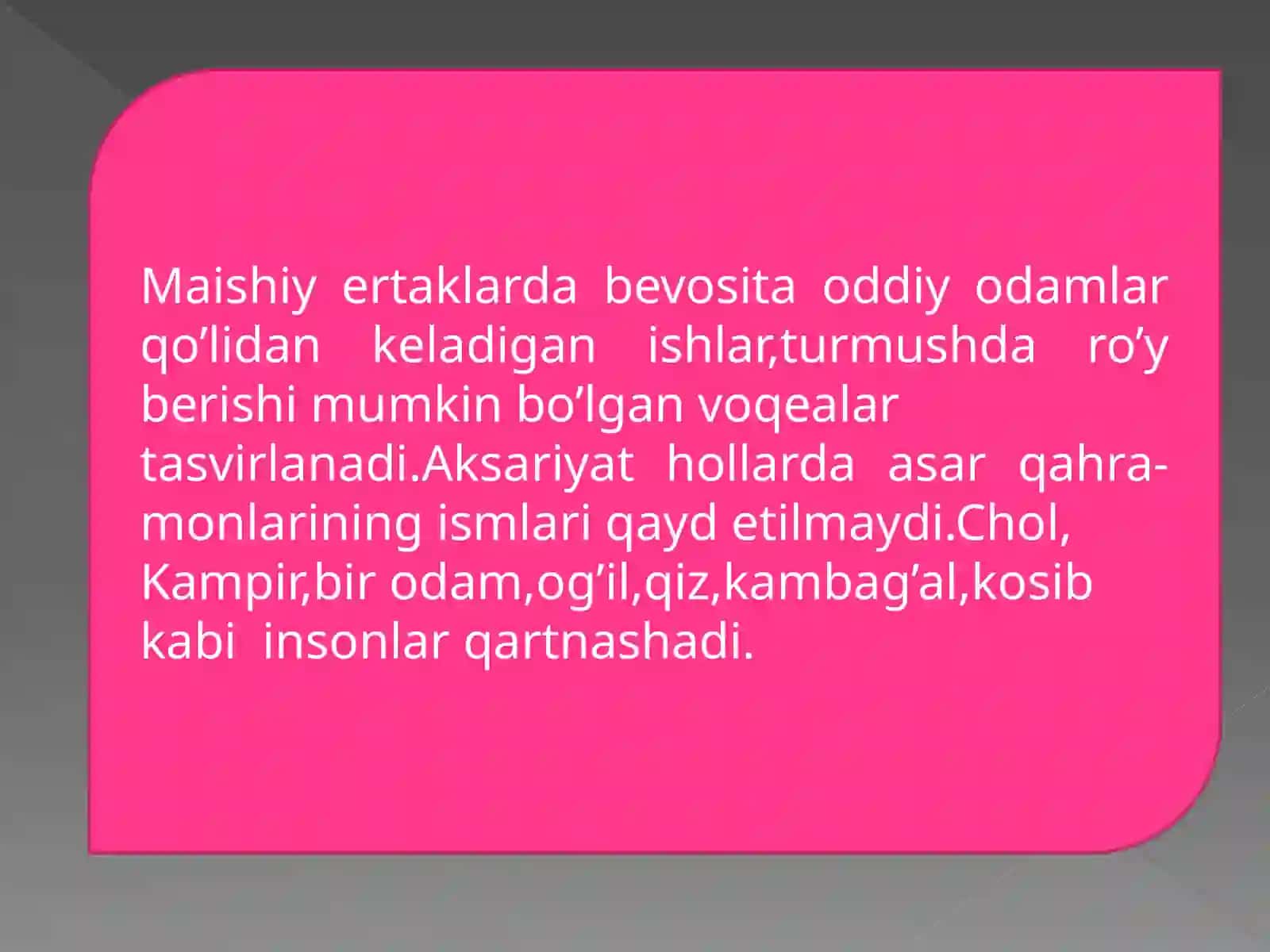 MAISHIY ERTAKLAR VA ULARNING TAHLILI 3