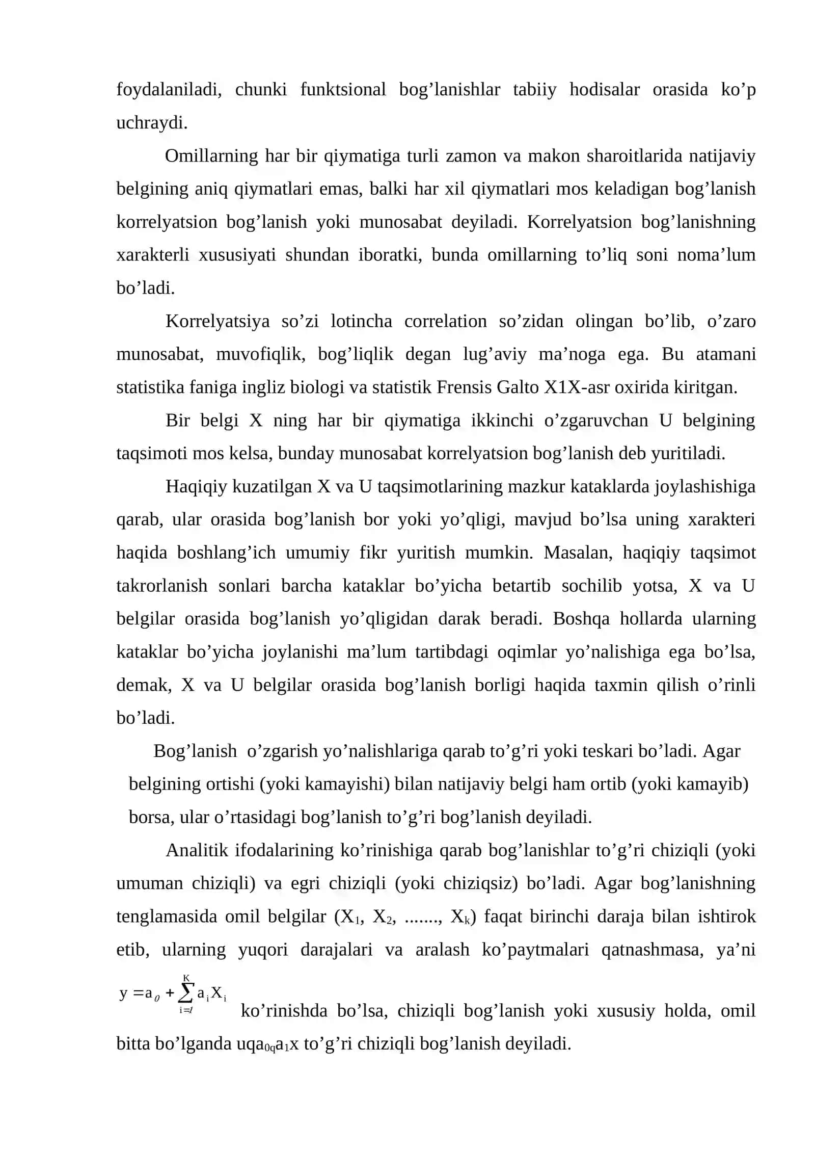 Korrelyatsion - regression tahlil 3