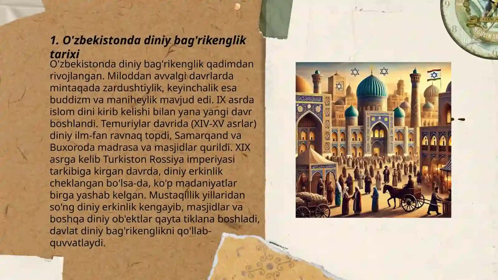 O'zbekistonda kofessiyalararo diniy bag'rikenglik tahiriybasi 3